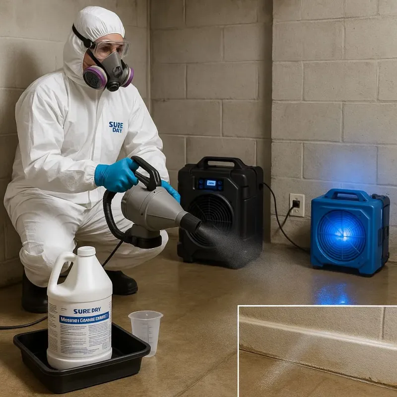 Sanitization and Odor Removal process in New Canaan, CT